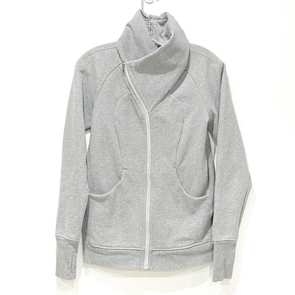 lululemon athletica Jackets & Blazers - LULULEMON Cozy Cuddle Up Jacket Heathered Medium